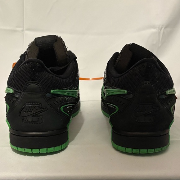 Nike Off-White x Air Rubber Dunk Low Green Strike CU6015-001 Men’s Size 14 - Picture 5 of 7